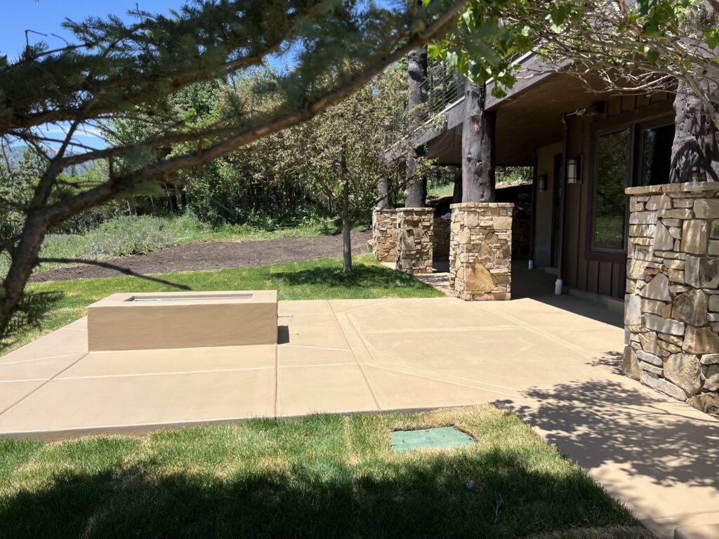 Custom Fire Pit Patio